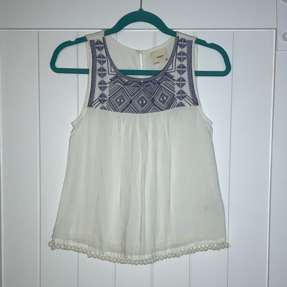 Boutique Embroidered Tank Top